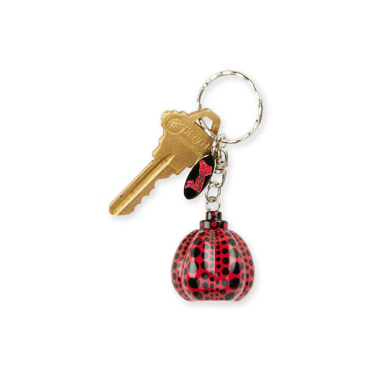 Yayoi Kusama Key Ring Pumpkin Yellow / Red Charm - WAFUU JAPAN