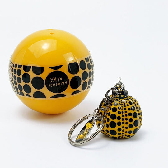 Yayoi Kusama Key Ring Pumpkin Yellow / Red Charm - WAFUU JAPAN