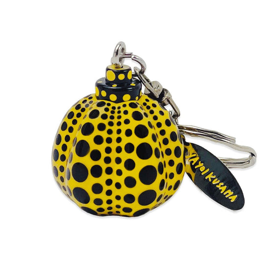 Yayoi Kusama Key Ring Pumpkin Yellow / Red Charm - WAFUU JAPAN