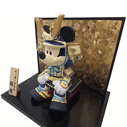 Yoshitoku Mickey Mouse Samurai Doll Armor Kabuto Japanese May Festival Decoration - WAFUU JAPAN