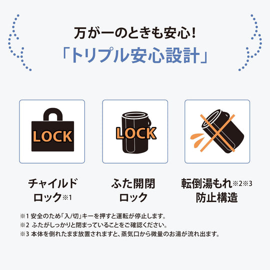 Zojirushi Humidifier Steam Type 4 0L White EE - DE50 - WA 100V - WAFUU JAPAN