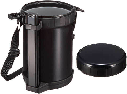 Zojirushi Stainless Steel Insulated Lunch Jar Bento 4 Cups Microwave - Safe SL - XE20 - AD - WAFUU JAPAN