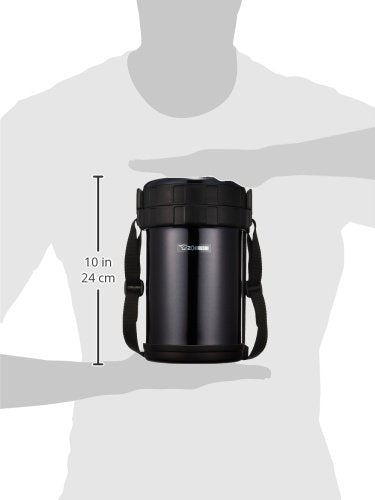 Zojirushi Stainless Steel Insulated Lunch Jar Bento 4 Cups Microwave - Safe SL - XE20 - AD - WAFUU JAPAN