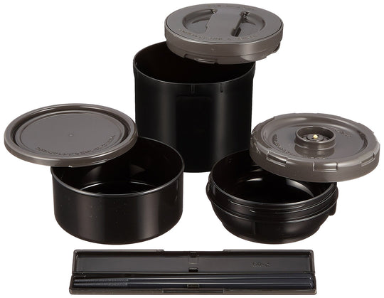 Zojirushi Stainless Steel Insulated Lunch Jar Bento 4 Cups Microwave - Safe SL - XE20 - AD - WAFUU JAPAN