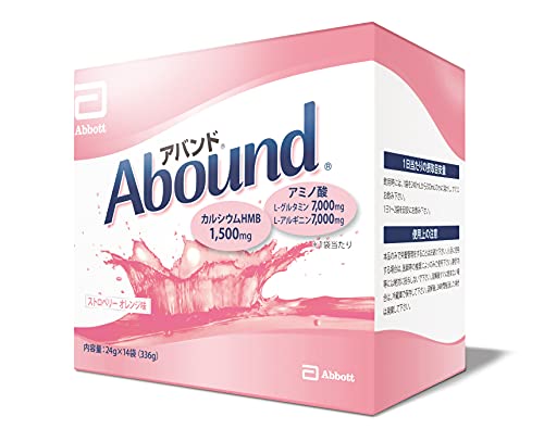 Abound Integratore Fragola e Arancia 14P