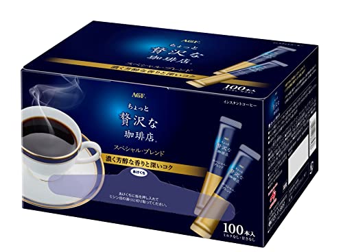 AGF Café Luxuoso Mistura Especial 100 Sachês Café Instantâneo