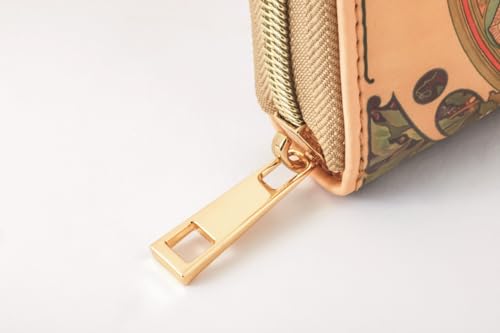 Alphonse Mucha: Easy Card Storage Long Wallet - WAFUU JAPAN