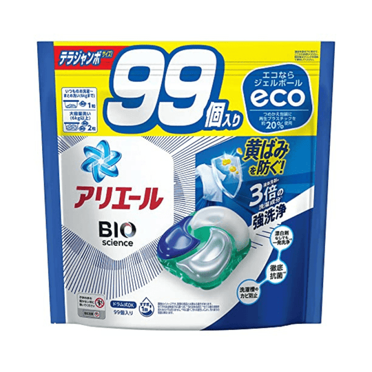 Ariale Gel Ball 4D Laundry Detergent Refill 99 pcs - WAFUU JAPAN