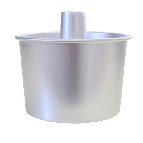 Asai Shoten original seamless aluminum tall chiffon cake mold 14cm silver - WAFUU JAPAN