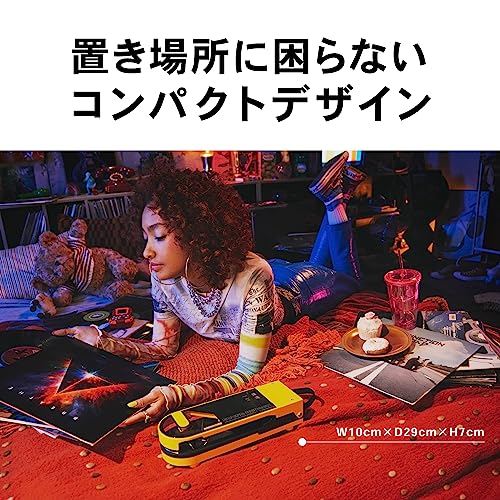 Audio-Technica Wireless Record Player Sound Burger USB Bluetooth Belt Drive Black ATSB727BK - WAFUU JAPAN
