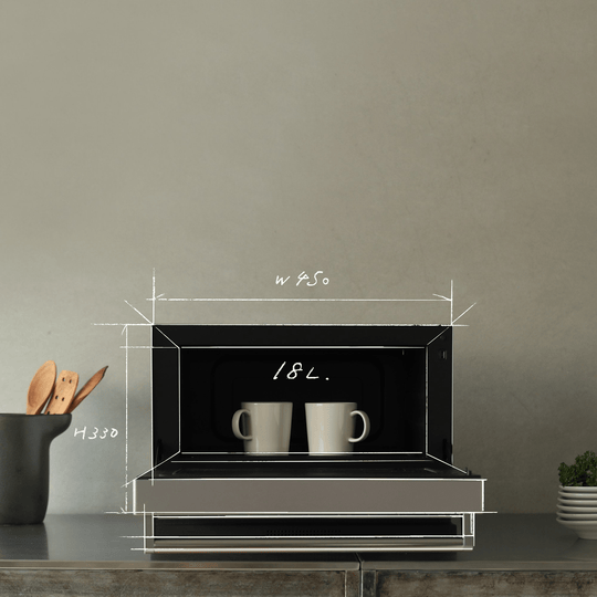 BALMUDA The Range Black K04A-BK microwave - WAFUU JAPAN