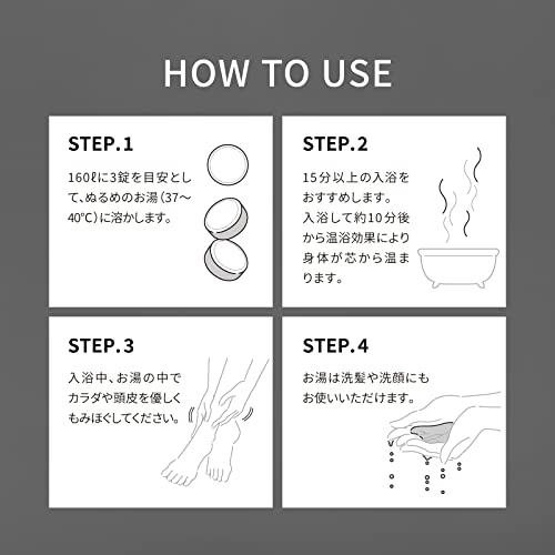 BARTH Barth Neutral Bicarbonate Bath Salts 90 Tablets Packet (Carbonated Bath) - WAFUU JAPAN