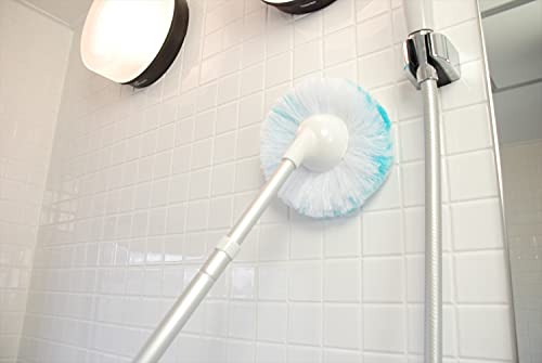 Bath Cleaning Brush Telescopic Unit Bath Bong Kun Antibacterial Blue 174980 - WAFUU JAPAN