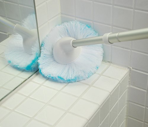 Bath Cleaning Brush Telescopic Unit Bath Bong Kun Antibacterial Blue 174980 - WAFUU JAPAN