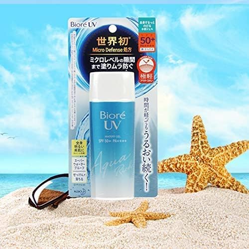 Biore UV aqua rich Watery Gel SPF50+PA++++ 90mL - WAFUU JAPAN