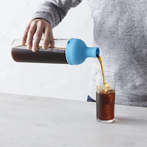 Blue Bottle Coffee Cold Brew Bottle Blue 750ml - WAFUU JAPAN