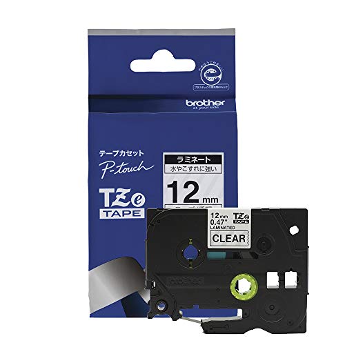 Brother TZe-131 laminating tape TZe-131 width 12mm (black lettering/transparent) - WAFUU JAPAN