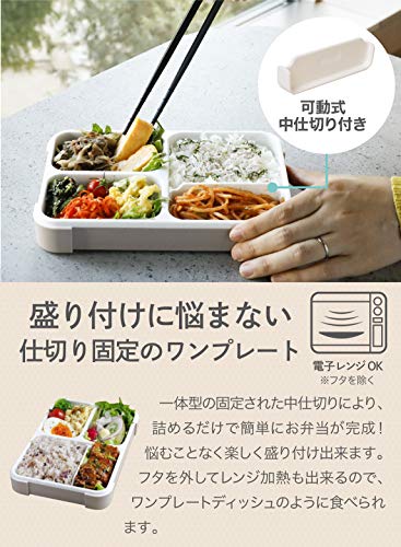 CB Japan FOODMAN Bento Box Stand-up and Carry Thin Lunch Box 600m - WAFUU JAPAN