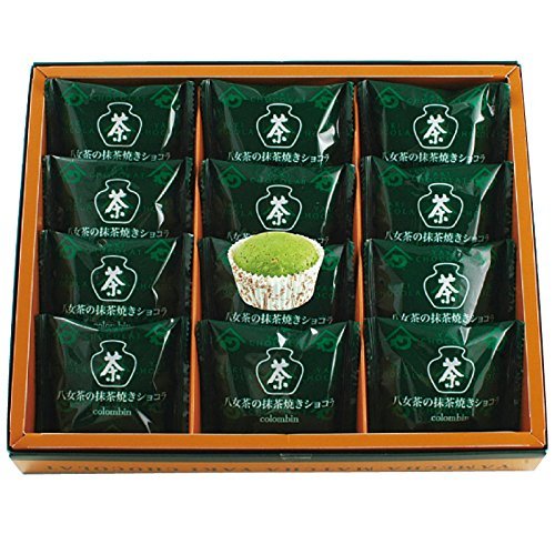 Colombin Yamecha green tea baked chocolates 12 pieces - WAFUU JAPAN
