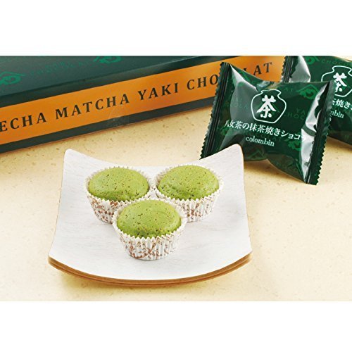 Colombin Yamecha green tea baked chocolates 12 pieces - WAFUU JAPAN