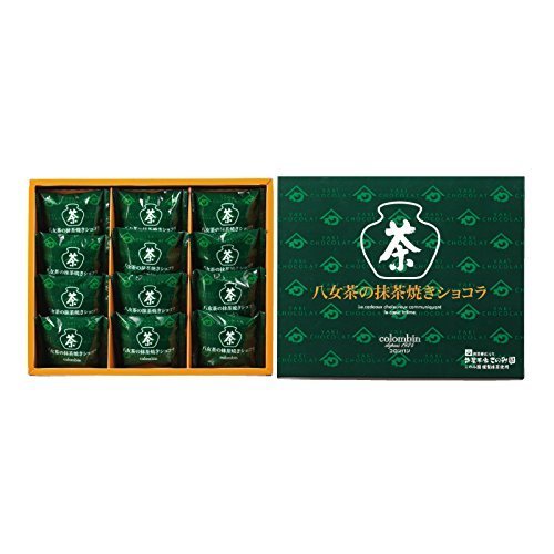 Colombin Yamecha green tea baked chocolates 12 pieces - WAFUU JAPAN