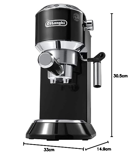 DeLonghi Espresso & Cappuccino Maker Black Dedica EC680BK - WAFUU JAPAN