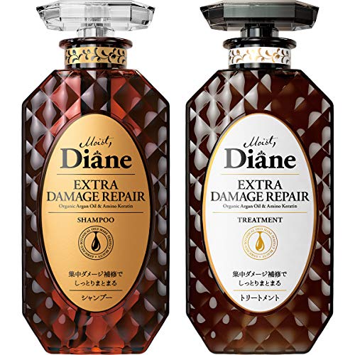 Diane Shampoo & Treatment Set Floral & Berry Extra Damage Repair 450ml - WAFUU JAPAN