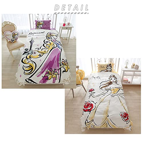 Disney Beauty and The Beast Belle Bed Cover 3-piece Set SB-118 - WAFUU JAPAN