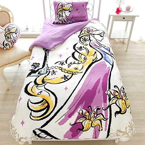 Disney Rapunzel Bed Cover Single 3-Piece Set SB-60 - WAFUU JAPAN