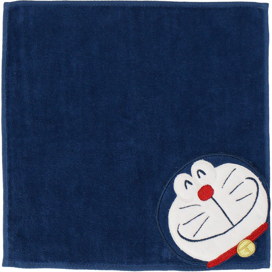 Doraemon Towel Handkerchief Navy Blue - WAFUU JAPAN