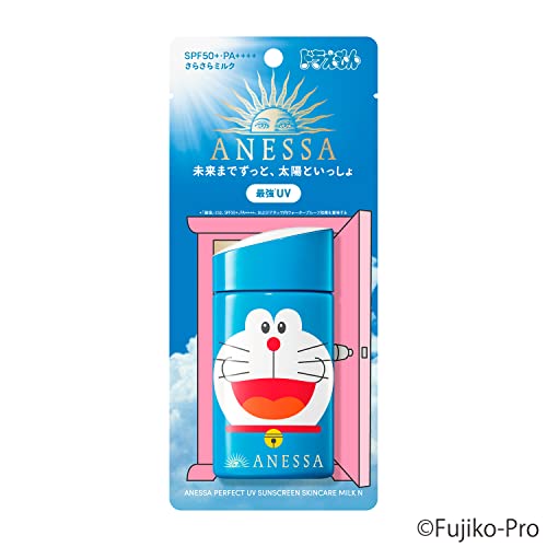 Doraemon x Anessa Perfect UV Skin Care Milk N 60ml DR1 - WAFUU JAPAN