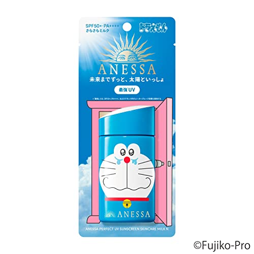 Doraemon x Anessa Perfect UV Skin Care Milk N 60ml DR2 - WAFUU JAPAN