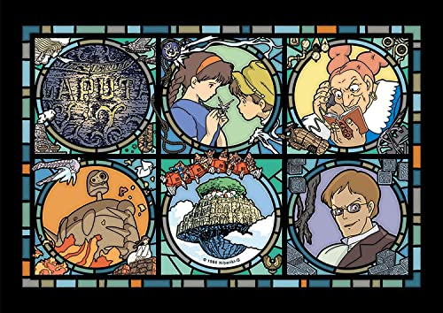 Ensky 208 pieces Jigsaw Puzzle Castle in the Sky Laputa: Castle in the Sky Letter Art Crystal - WAFUU JAPAN