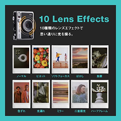FUJIFILM Cheki Hybrid Instant Camera instax mini Evo Black - WAFUU JAPAN