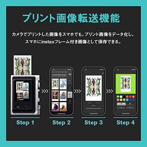 FUJIFILM Cheki Hybrid Instant Camera instax mini Evo Black - WAFUU JAPAN