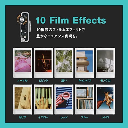 FUJIFILM Cheki Hybrid Instant Camera instax mini Evo Black - WAFUU JAPAN
