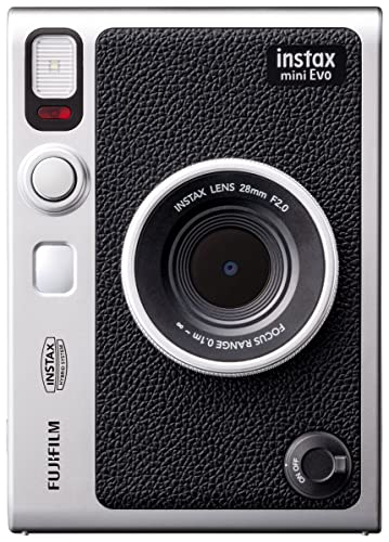FUJIFILM Cheki Hybrid Instant Camera instax mini Evo Black - WAFUU JAPAN