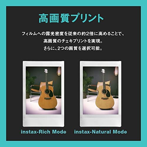 FUJIFILM Cheki Hybrid Instant Camera instax mini Evo Black - WAFUU JAPAN