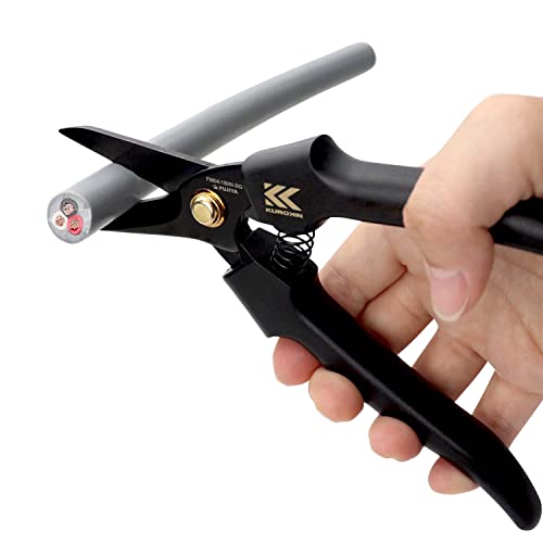 Fujiya Electric Straight Scissors PRO KUROKIN 180mm FM04-180N-BG - WAFUU JAPAN