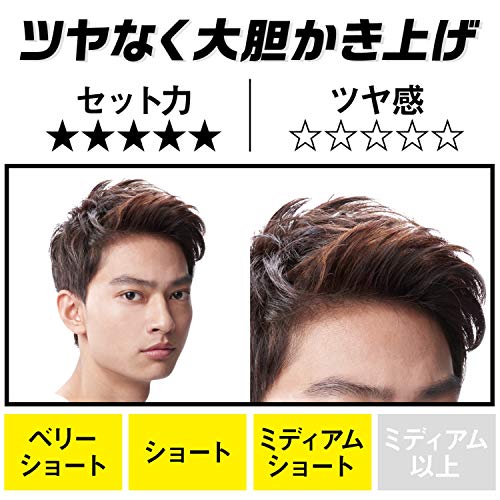 GATSBY Moving Rubber Extreme Matte Hair Wax Clear Floral Scent 80g - WAFUU JAPAN