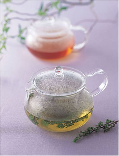 HARIO Tea kyusu transparent working capacity 450ml round microwave-safe CHJMN-45T - WAFUU JAPAN