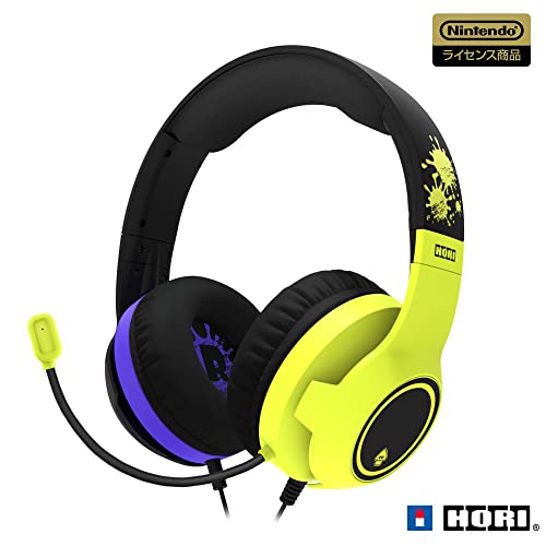Hori Splatoon 3 Gaming Headset Standard for Nintendo Switch - WAFUU JAPAN