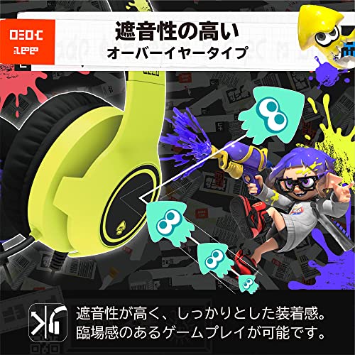 Hori Splatoon 3 Gaming Headset Standard for Nintendo Switch - WAFUU JAPAN