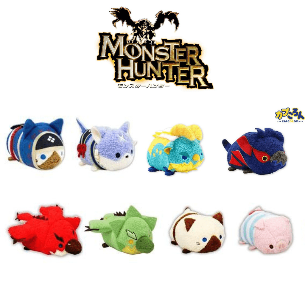 Japan Capcom Store Limited Tsum Mascot Plush Monster Hunter Felynepug Wafuu Japan 