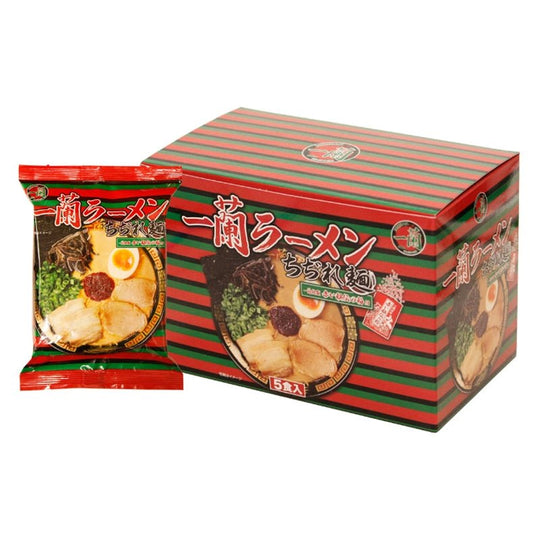 Japanese populer Ramen "ICHIRAN" instant noodles 5 meals Curly Noodles - WAFUU JAPAN