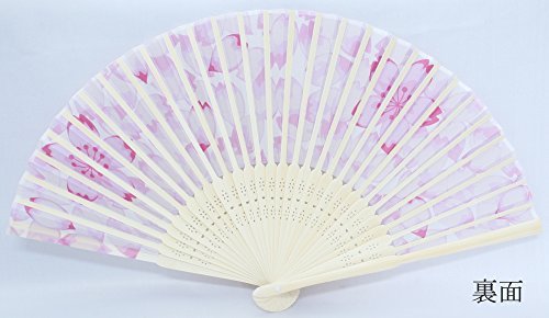 Japanese Traditional Fan SENSU Neko Cat L:210mm Pattern K-109 - WAFUU JAPAN