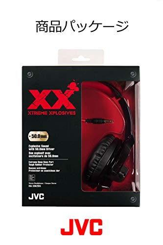 JVC HA-XM20X XX Series Sealed Headphones Black & Red - WAFUU JAPAN