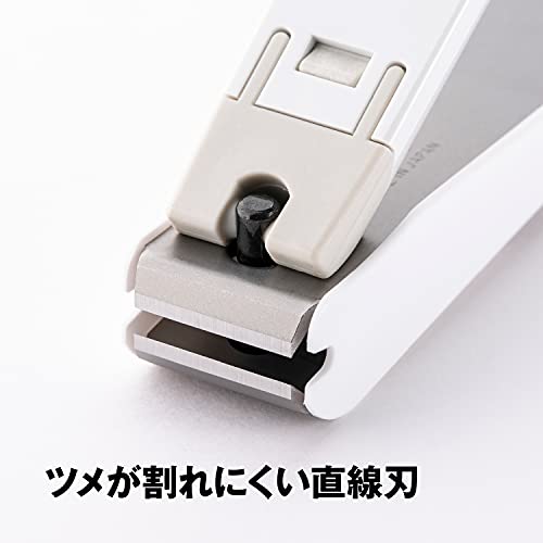 KAI 119 Nail Clipper KF1002 Curved Straight Blade Stainless Steel Type001L Japan - WAFUU JAPAN