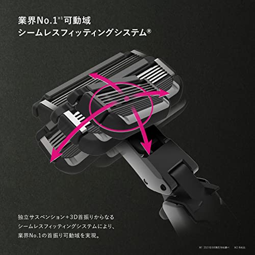 KAI AUGER 5-blade razor combo pack 6 replacement blades - WAFUU JAPAN
