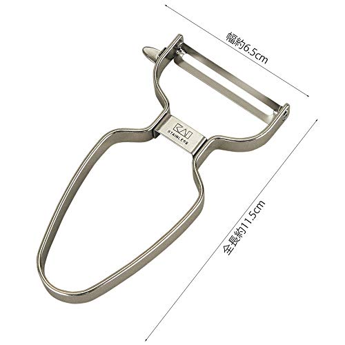 KAI Peeler Stainless Steel DH7163 Made in Japan - WAFUU JAPAN
